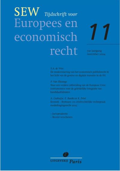 SEW, Tijdschrift voor Europees en economisch recht