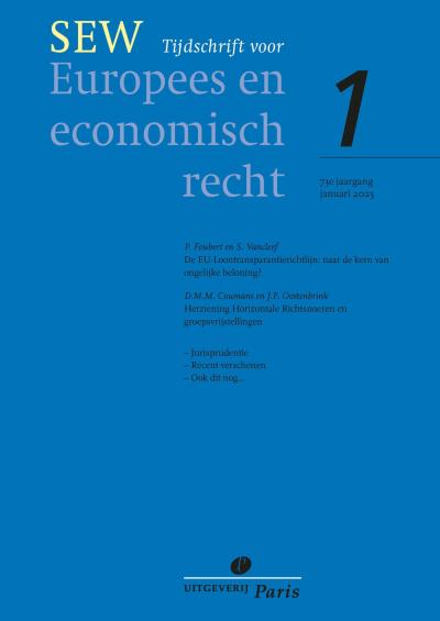 SEW, Tijdschrift voor Europees en economisch recht