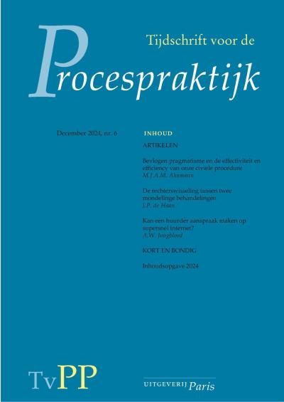 Tijdschrift voor de Procespraktijk (TvPP)