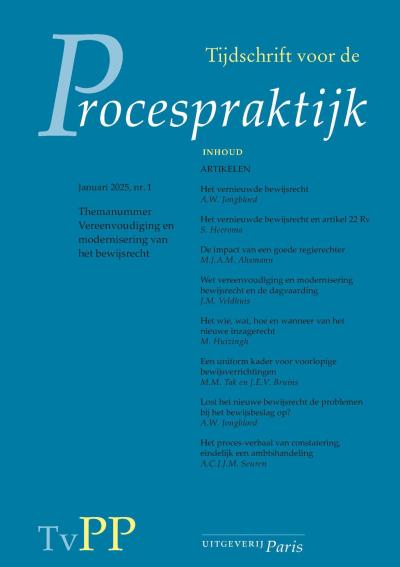 Tijdschrift voor de Procespraktijk (TvPP)