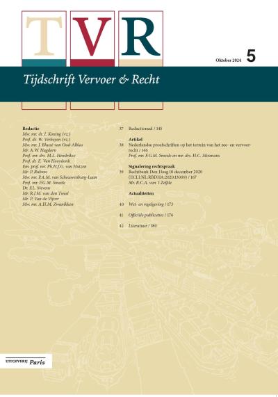 Tijdschrift Vervoer & Recht (TVR)