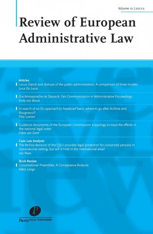 Aims to cover all aspects of European administrative law