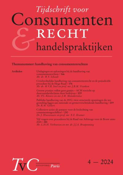 Themanummer Handhaving van consumentenrechten